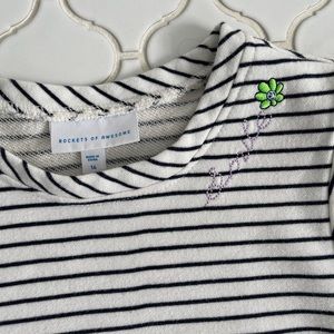 Rockets of Awesome striped top